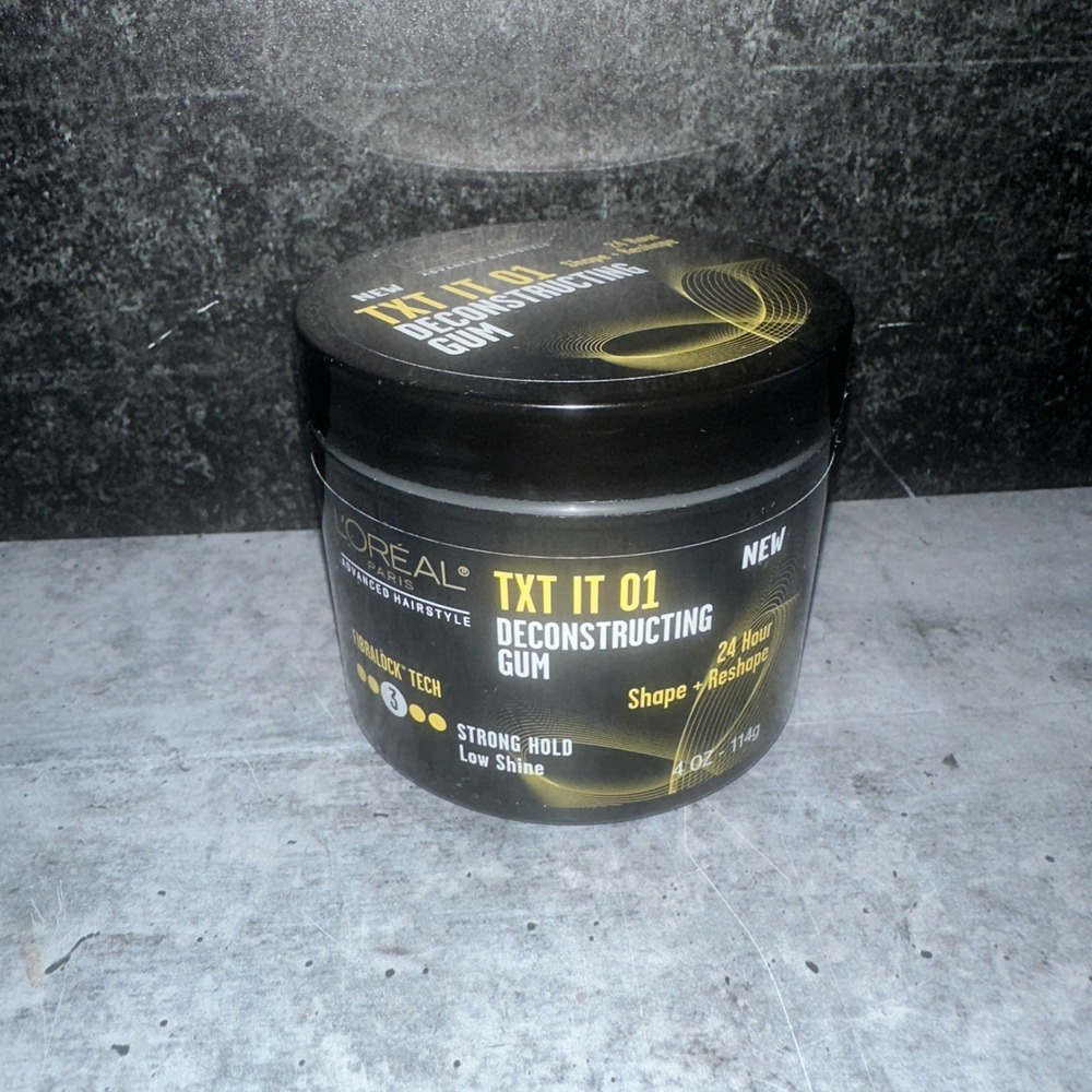 L'OREAL TXT IT 01 Deconstructing Gum #3 STRONG HOLD Low Shine 4 Oz Shape